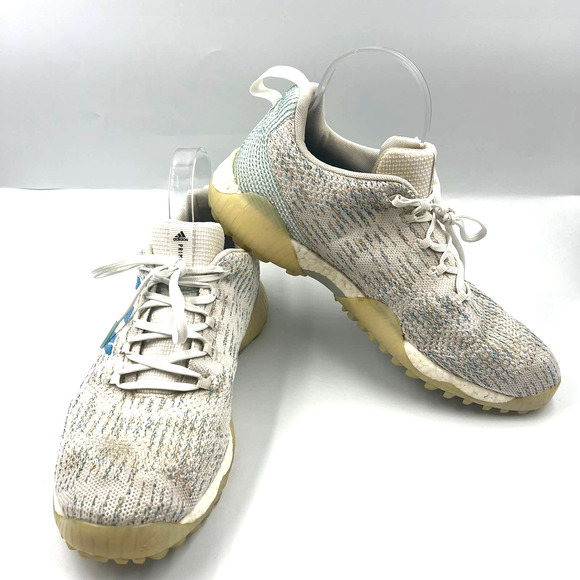 Adidas CodeChaos Prime Blue Golf Shoe White Blue EG8984 Men’s Size 10 Sneaker - Picture 1 of 11